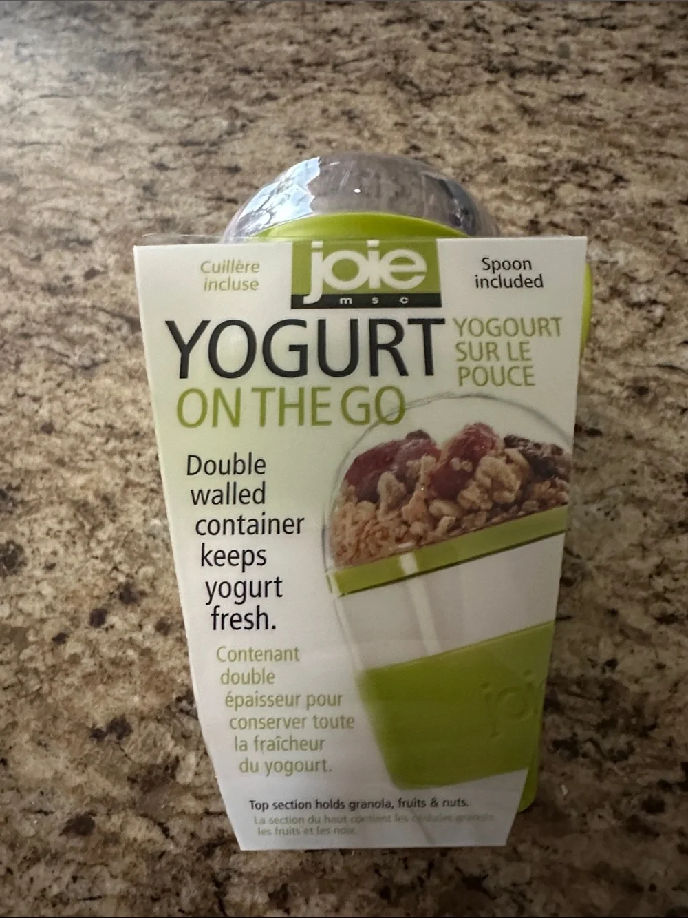 Joie Travel Yogurt Cup with Spoon - Lime